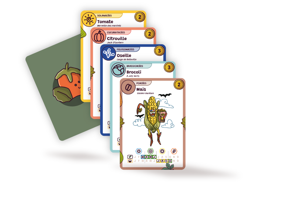 Cartes Potagume Cartes potagume à collectionner